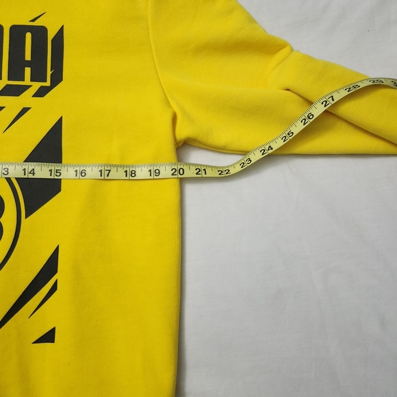 Mens Puma Yellow Borussia Dortmund Pullover Sweatshirt Medium Bundesliga Germany - Picture 5 of 5